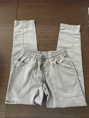 Jaanuu Gray Utility Scrub Jogger Pants